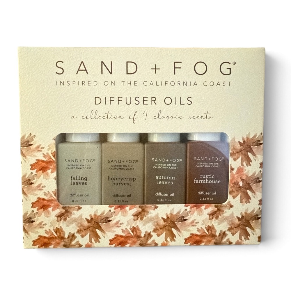 Sand + Fog California Coast Diffuser Oil Set - Fall Scents - New